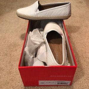 Aerosoles Let’s Drive Espadrille Leather Flats